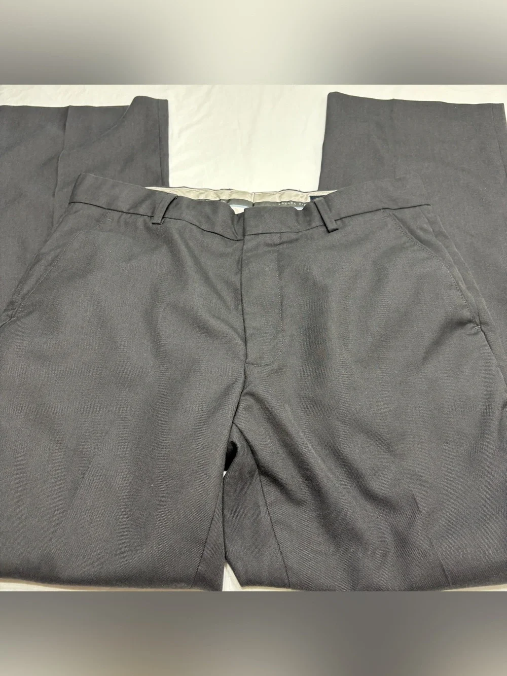 Banana Republic Gray Flat Front Dress Pants Men’s 33/32